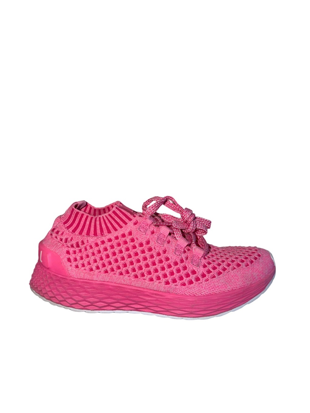 Women’s Nobull athletics Pink Knit Lace-Up Athletic Shoes size 9